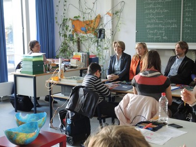 Die Sch�ler berichteten von ihren Lernerfolgen.