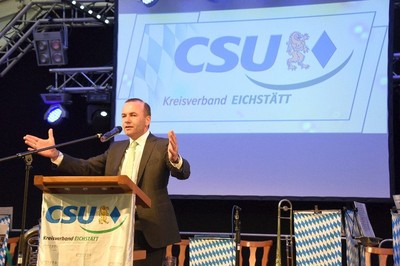 Manfred Weber - das Publikum war begeistert